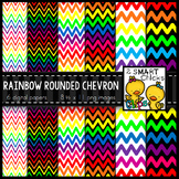 Background Paper – Rainbow Rounded Chevron Bundle FREEBIE