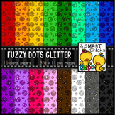 Background Paper – Fuzzy Dots Glitter
