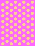 Background - Pink with Orange Dots