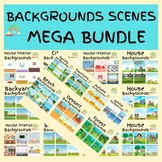 Background Scenes Clipart Mega Bundle for Commercial Use