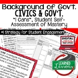 Background of Government I Cans & Posters, Self-Assessment