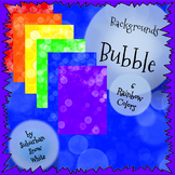 Backgrounds: Big White Bubbles (Rainbow)