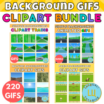 Preview of Backgrounds Clipart - landform clip art - outdoor clipart - summer backgrounds