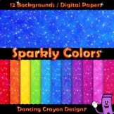 Glitter Shapes Clip Art 2D by Dancing Crayon Designs