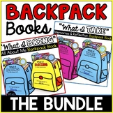 Backpack Books Bundle: Back to School All About Me, End of