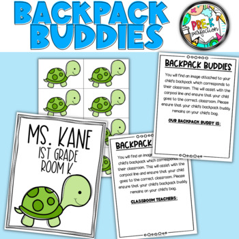 Preview of Backpack Buddies | Arrival and Dismissal Assistance