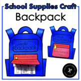 Backpack Supplies Craft
