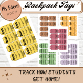 Backpack Tags Track How Students Go Home
