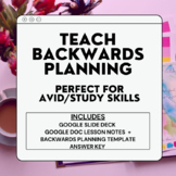 Backwards Planning with SMART Goals: Complete Lesson with 
