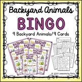 Backyard Animals Bingo