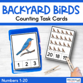 Backyard Birds Counting Task Cards