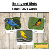 Backyard Birds Safari TOOB Cards - Montessori