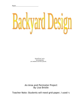 Preview of Backyard Design: an Area and Perimeter Project