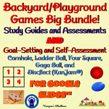 Preview of Backyard/Playground Games Big Bundle for Google Slides™