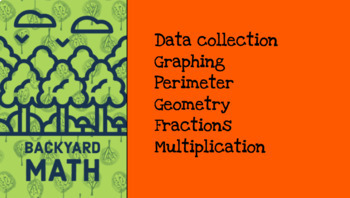 Preview of Backyard Math Week, No Prep