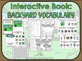 Backyard Vocabulary Interactive Book WITH Boom Cards