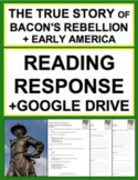 Bacon's Rebellion Nonfiction Reading Response Questions, A