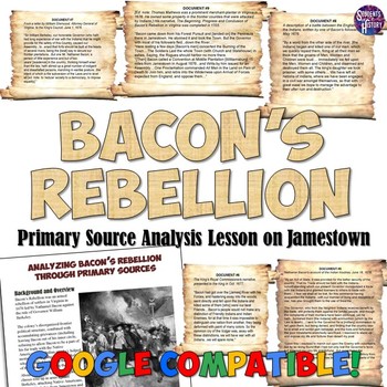 Bacon's Rebellion Lesson/Stations by Hey Ms Vee