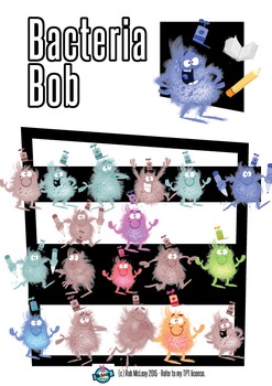 Preview of Bacteria Bob - FULL Download Pack 26 High Res Cartoons!!