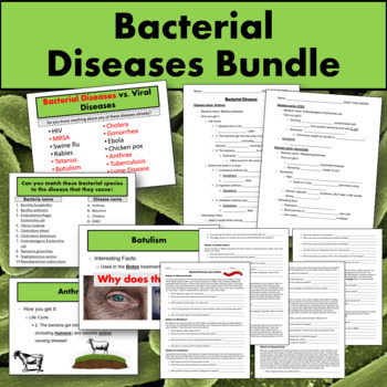 Preview of Bacteria Disease Case Studies (includes PPT, notes, 10 case studies, & more!)