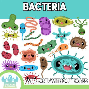 Preview of Bacteria Clipart (Lime and Kiwi Designs)