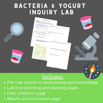 Preview of Bacteria Inquiry Yogurt Lab