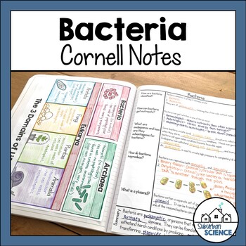 Preview of Bacteria Powerpoint & Guided Notebook Pages