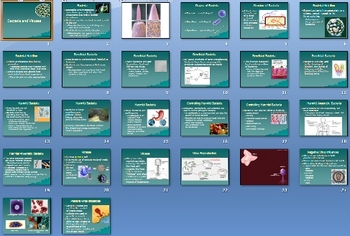 Preview of Bacteria Viruses Smartboard Notebook Presentation Lesson Plan