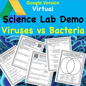 Preview of Bacteria and Viruses Digital Science Lab Google Version