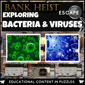 Preview of Bacteria and Viruses Escape Room