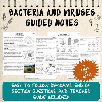 Preview of Bacteria and Viruses Guided Notes