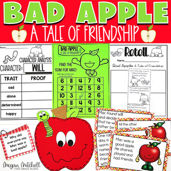 Preview of Bad Apple Activities Book Companion Reading Comprehension