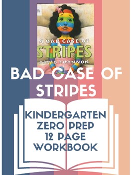 Preview of Bad Case Of Stripes Book Study