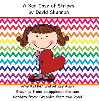 Preview of Bad Case of Stripes Common Core close discussion, opinion writing activinspire