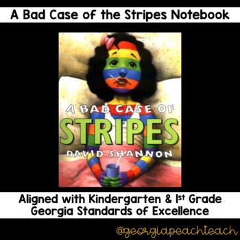Preview of Bad Case of the Stripes Reading Notebook