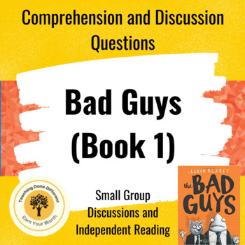Preview of Bad Guys (Book 1) Comprehension Questions