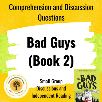 Preview of Bad Guys Mission Unpluckable (Book 2) Comprehension Questions