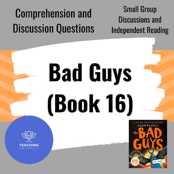 Preview of Bad Guys in The Others?! (Book 16) Comprehension Questions and Workbook