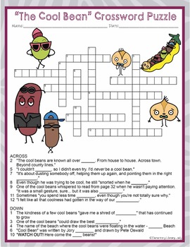 Bad Seed Good Egg Cool Bean BUNDLE Activities Crossword Puzzles Word