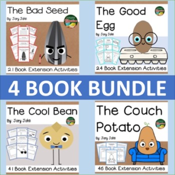 Preview of Bad Seed Good Egg Cool Bean Couch Potato Jory John BUNDLE Over 100 Activities