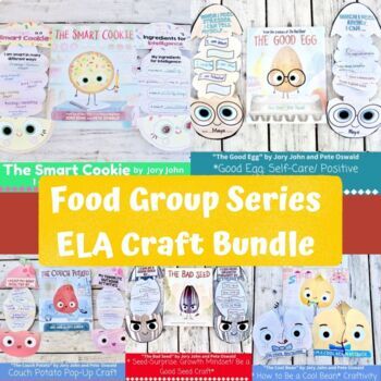 Preview of Bad Seed, Good Egg, Couch Potato, Cool Bean, Smart Cookie SEL ELA Literacy Craft