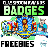 FREEBIE Digital Stickers Badges Google Classroom End of th