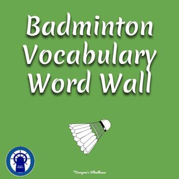 badminton words