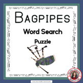 Music Word Search: Bagpipes of the World: World Music: Music Game