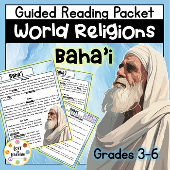 Preview of Bahá'i || World Religions || Guided Reading Comprehension || Text & Qs