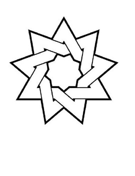 9-Pointed Star Craft Clips - Bahai Resources