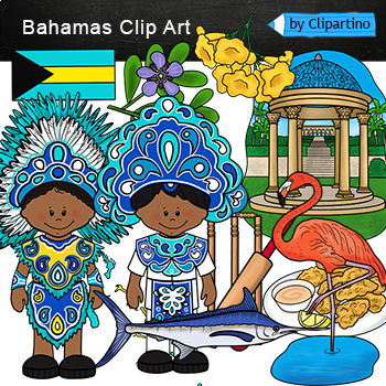 Preview of Bahamas clip art