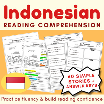 Preview of Bahasa Indonesia Reading Comprehension Bundle (NO PREP)