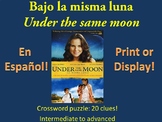 Bajo la Misma Luna Crossword