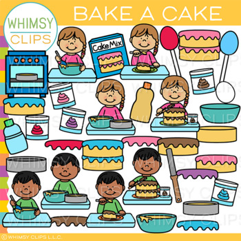 Preview of How To Bake a Cake Clip Art